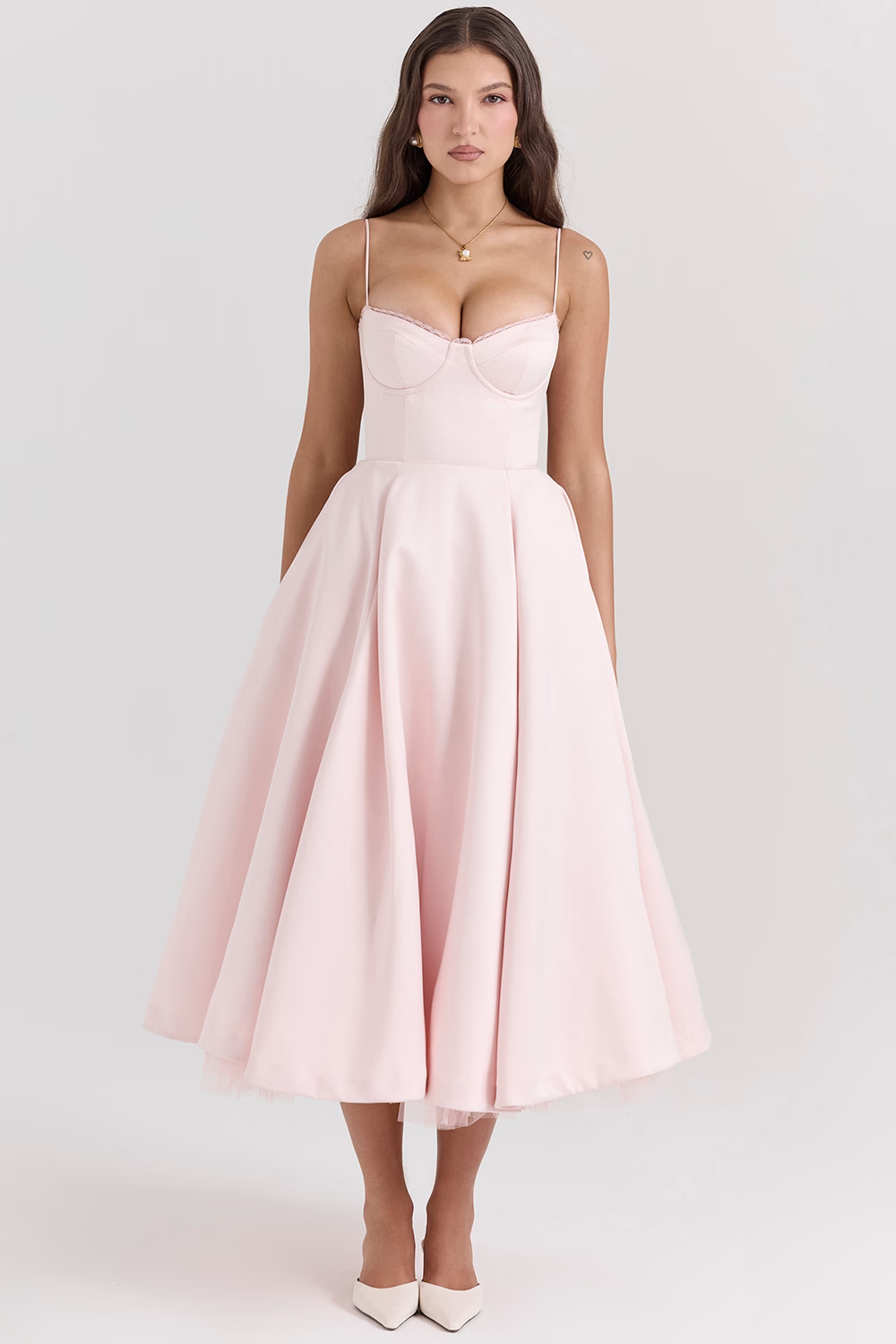 Elavita - Luce - satin midi dress