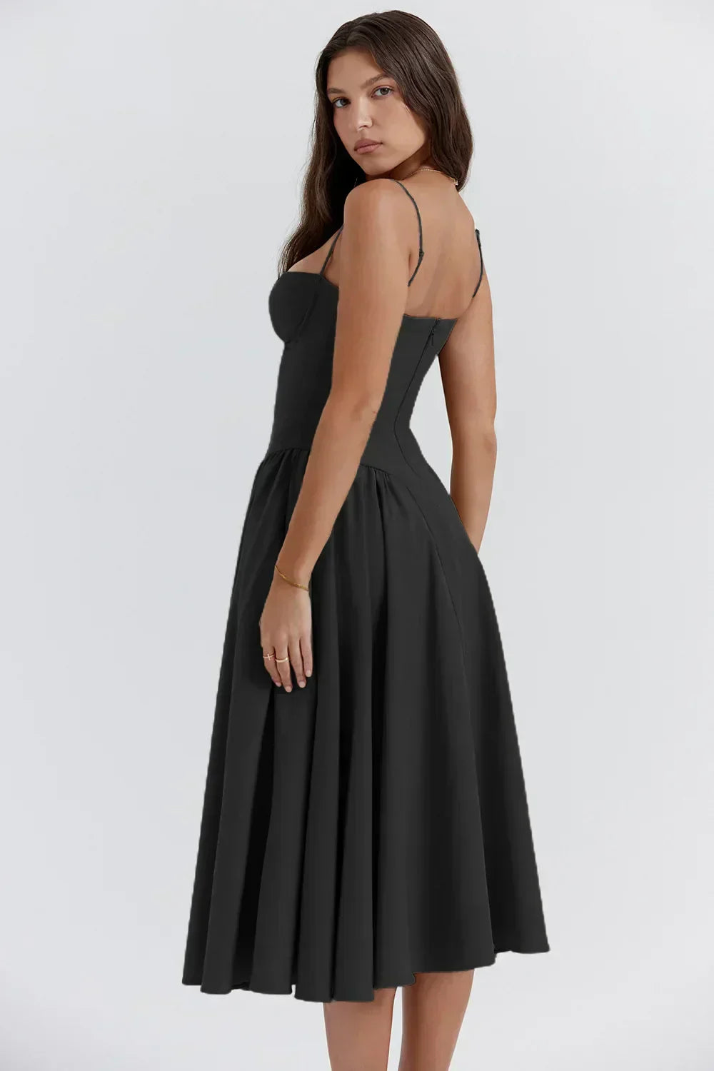 Elavita - Nina - Sleeveless corset midi dress