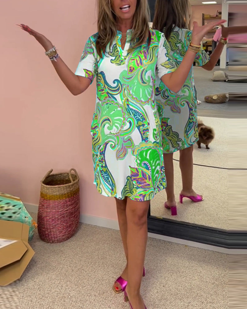Elavita - Nadia - Printed midi dress