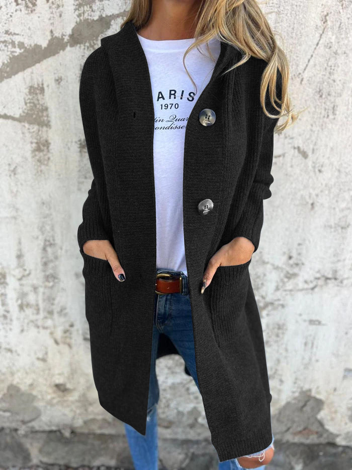 Elavita - Frida - Elegant long knitted cardigan