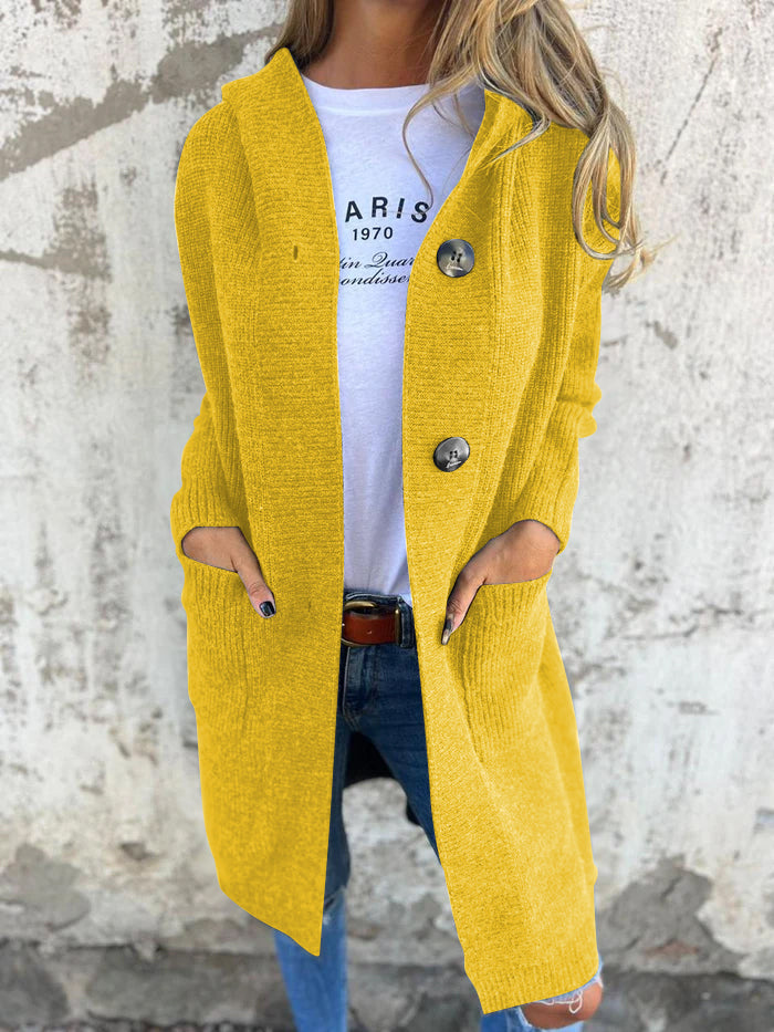 Elavita - Frida - Elegant long knitted cardigan