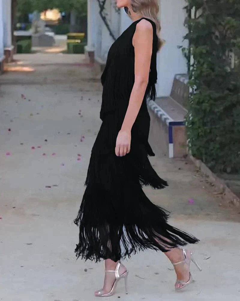 Elavita - Lauren - Fringed dress