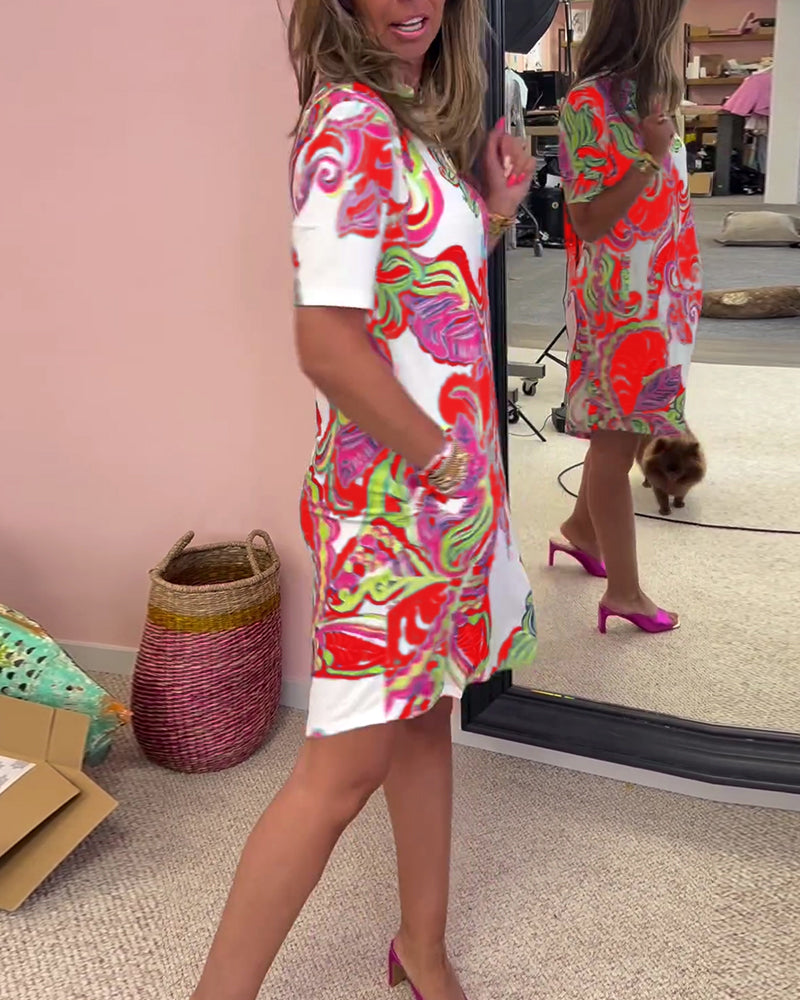Elavita - Nadia - Printed midi dress