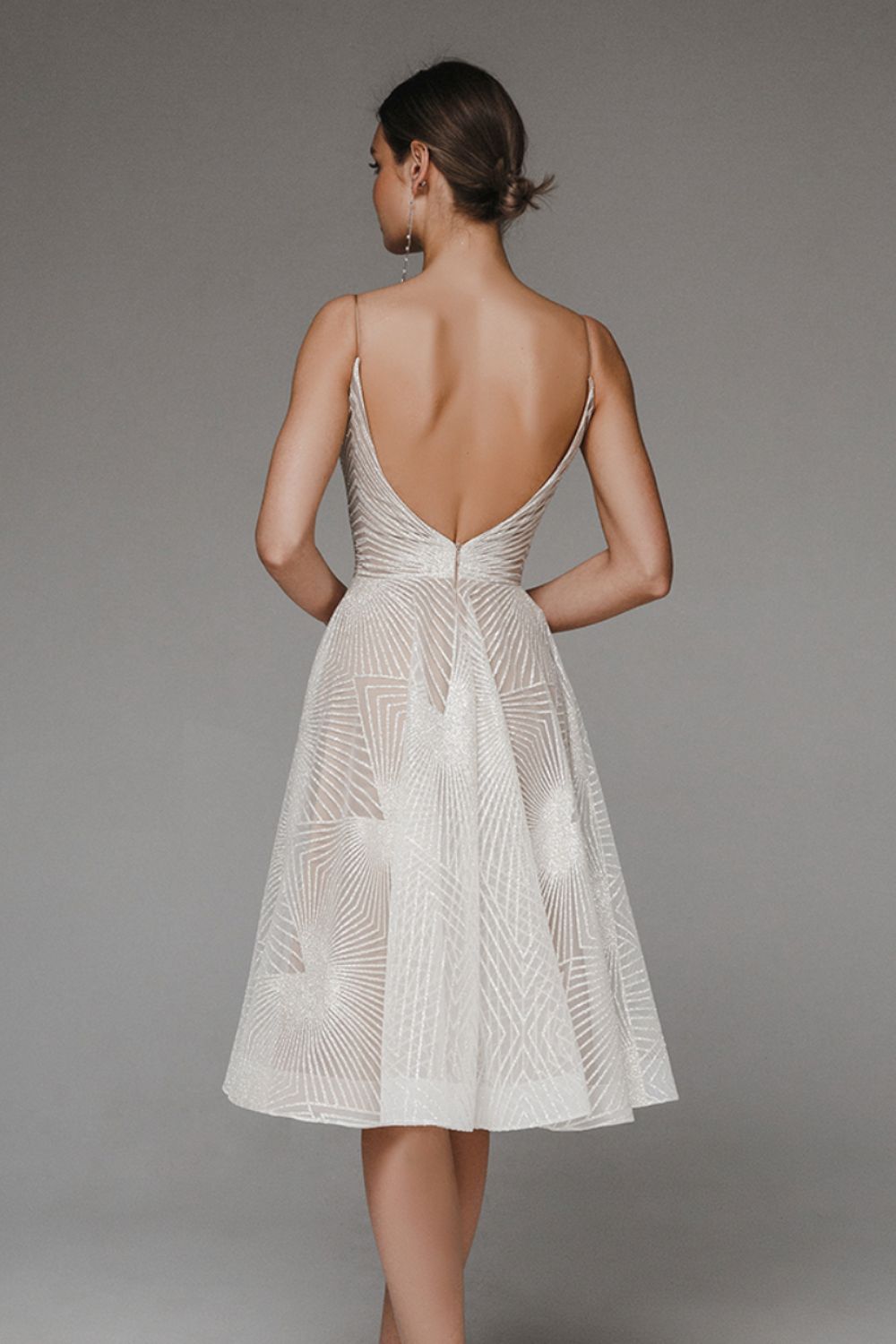 Elavita - Vela - Stylish V-neck strappy A-line dress