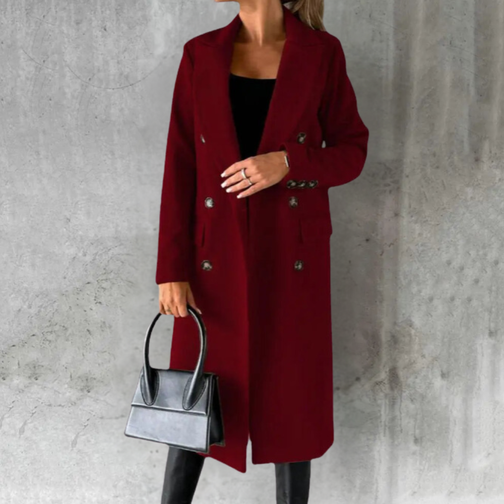 Elavita - Aurelia – Luxurious wool trench coat