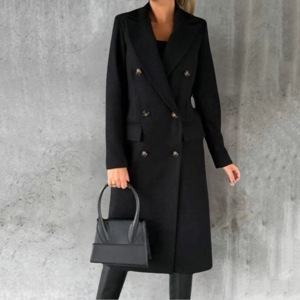 Elavita - Aurelia – Luxurious wool trench coat