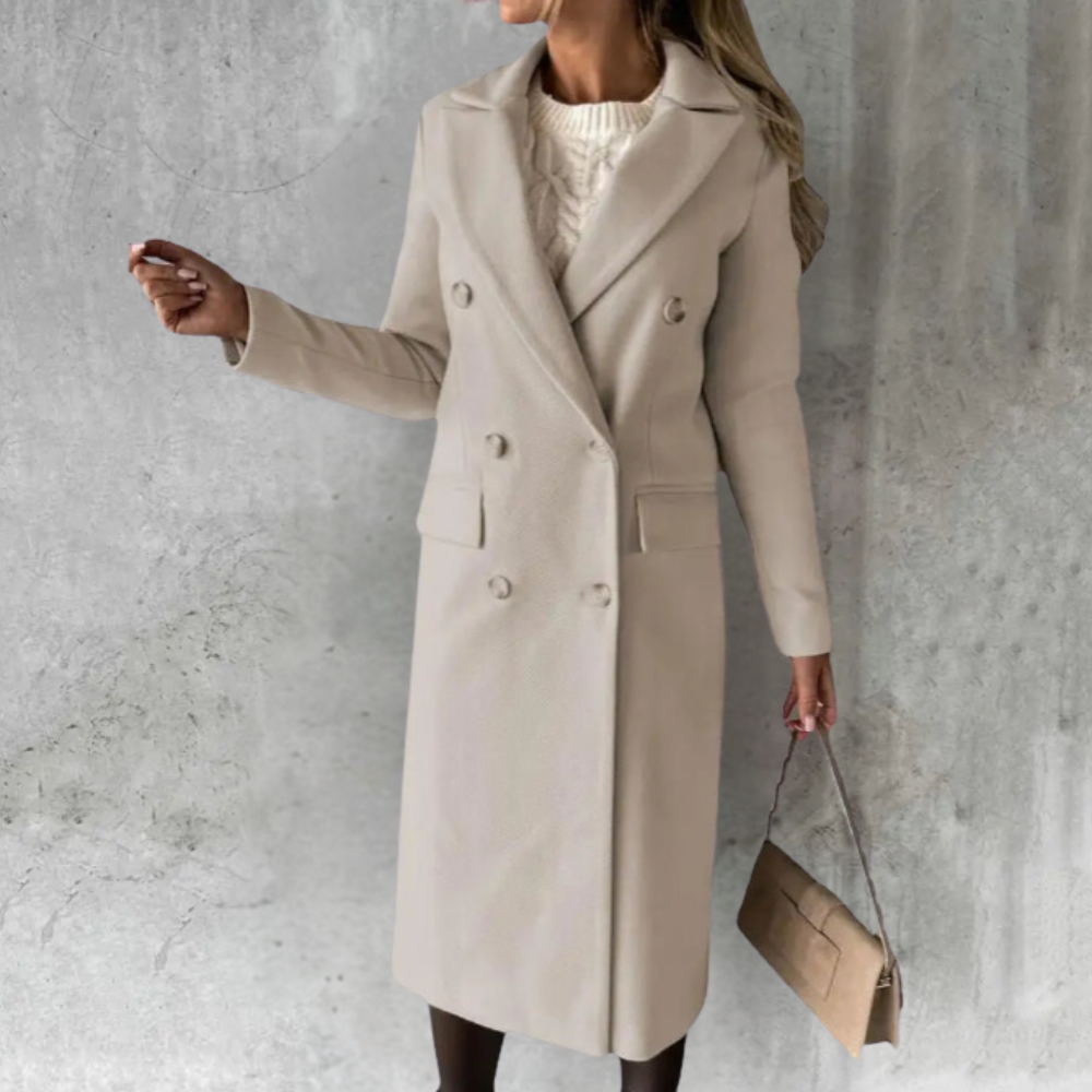 Elavita - Aurelia – Luxurious wool trench coat
