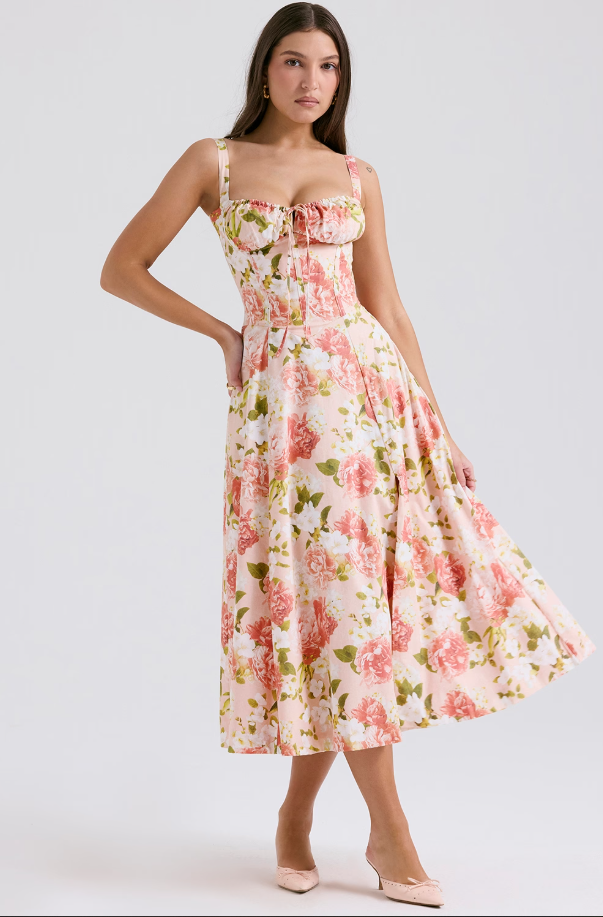 Elavita - AURORA - Midi dress with lacing