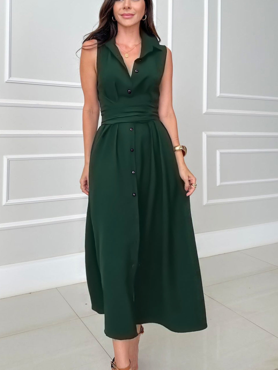Elavita - Romaine - Elegant dress with belly cover