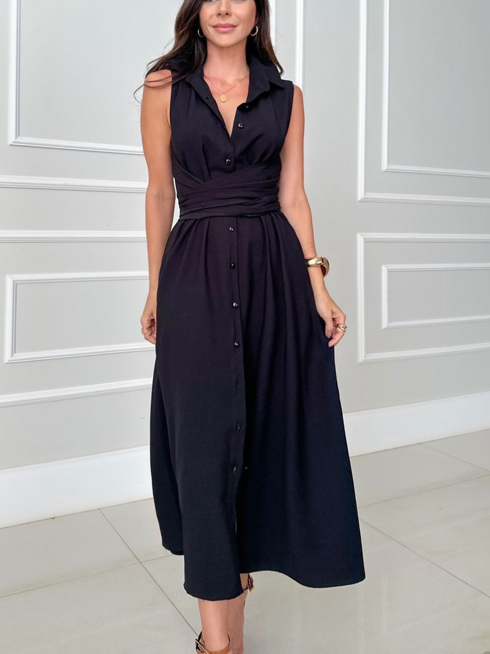 Elavita - Romaine - Elegant dress with belly cover