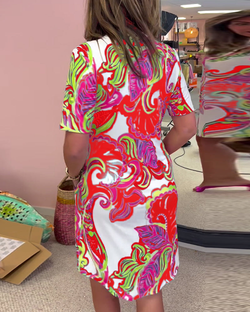 Elavita - Nadia - Printed midi dress