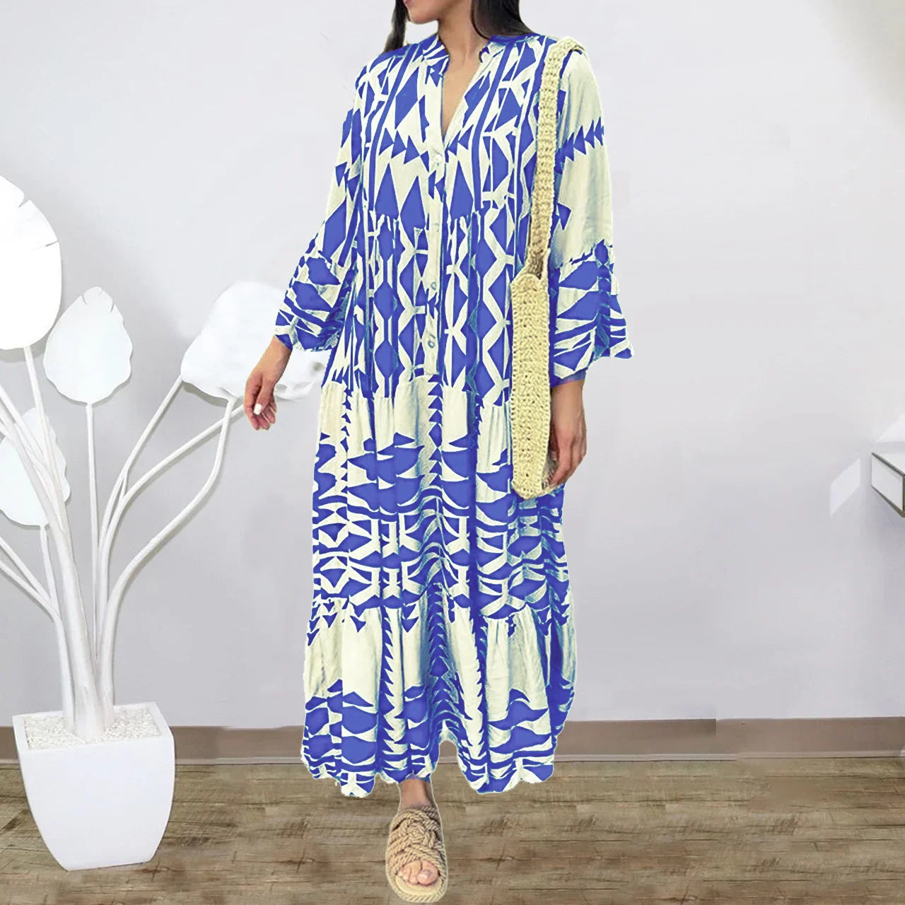 Elavita - Sienna - Elegant casual shirt dress