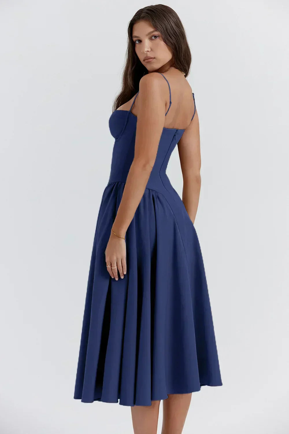 Elavita - Nina - Sleeveless corset midi dress