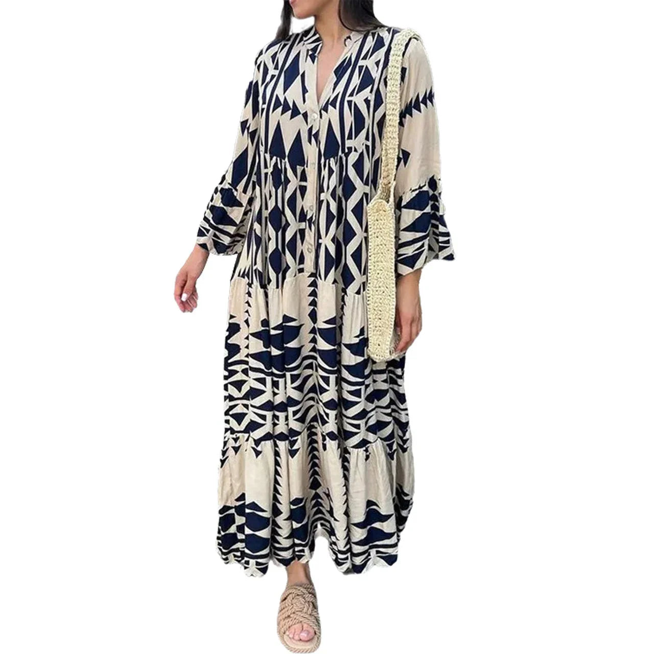 Elavita - Sienna - Elegant casual shirt dress
