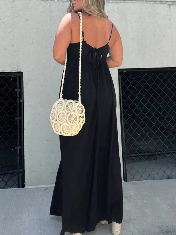 Elavita - Mara - V-neck Effortless Wide Leg Jumpsuit
