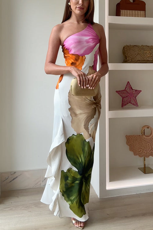 Elavita - Ivy - Off-the-shoulder floral maxi dress