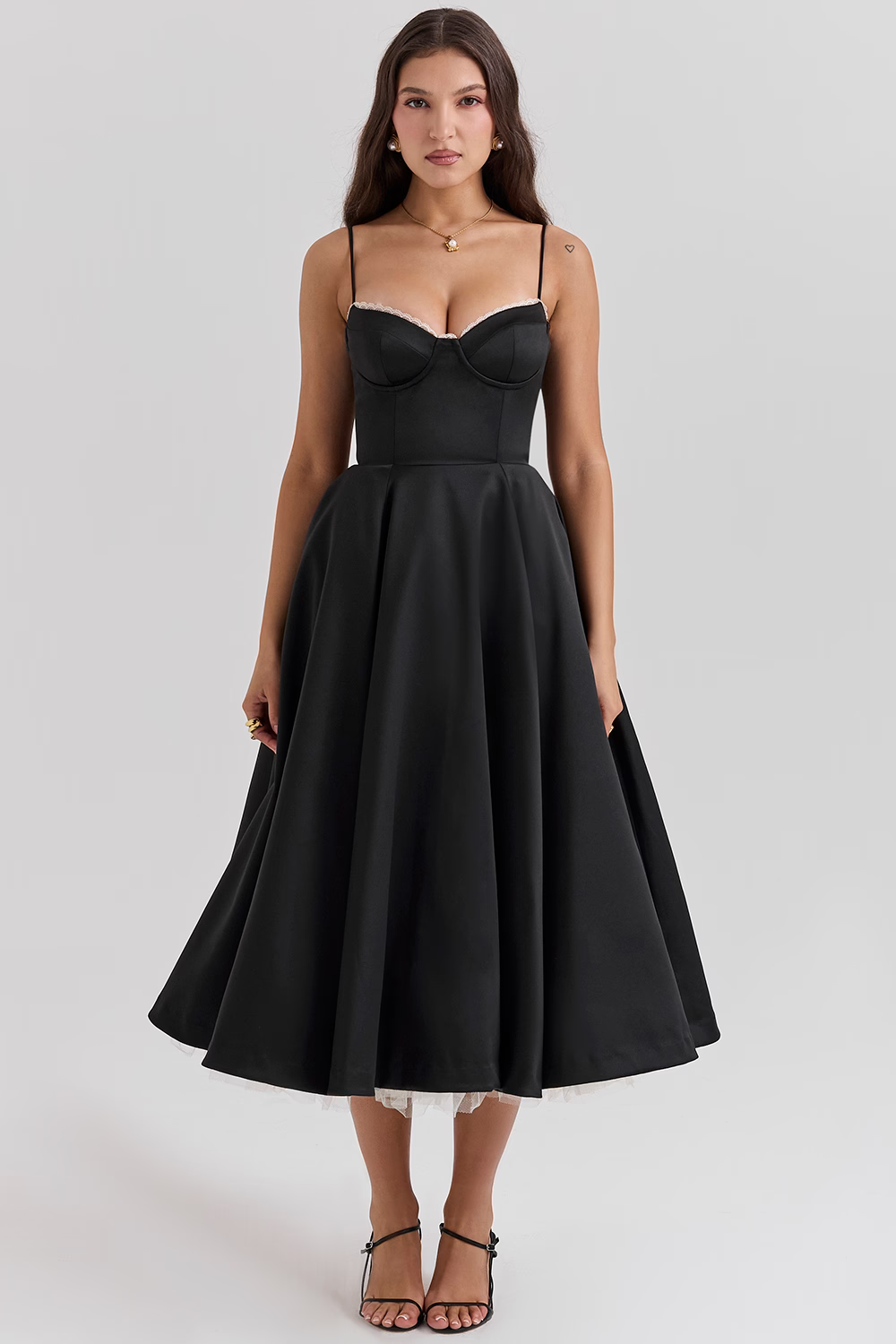 Elavita - Luce - satin midi dress