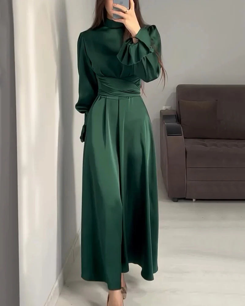 Elavita - ItalianFrost - Satin Maxi Dress