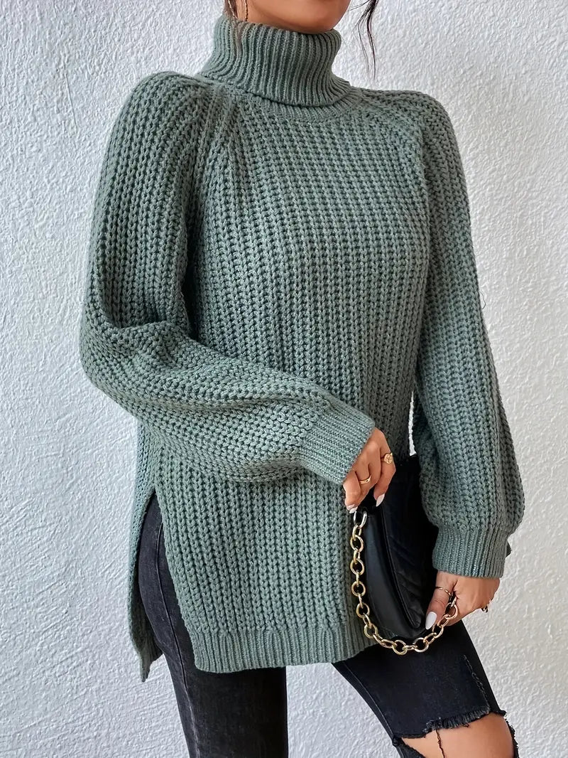 Elavita - Lavender - Couture turtleneck sweater