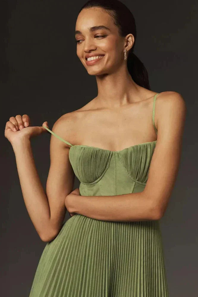 Elavita - Isabella | Pleated tulle midi dress