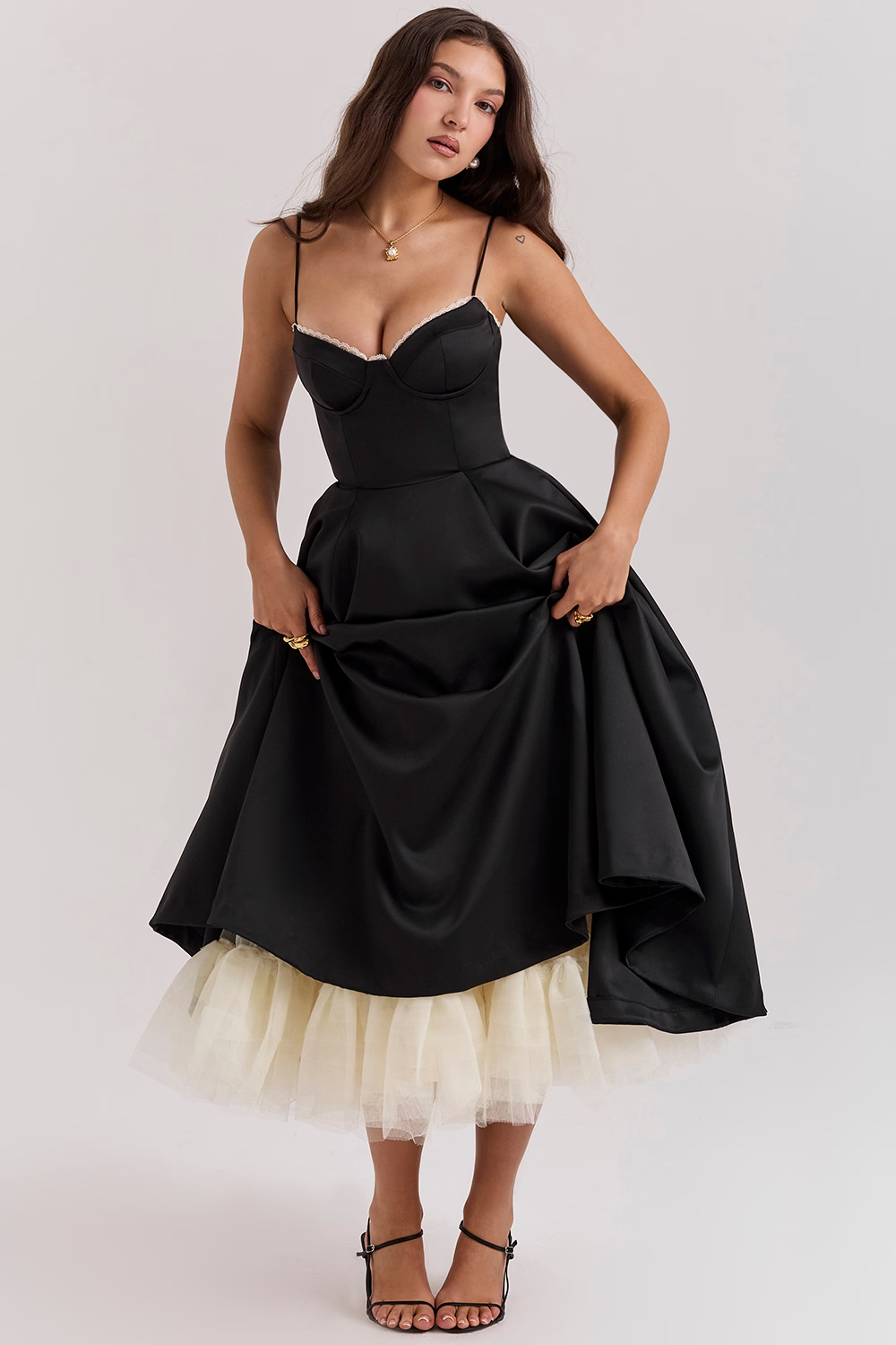 Elavita - Luce - satin midi dress