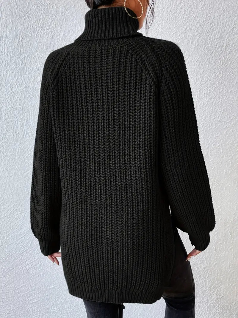 Elavita - Lavender - Couture turtleneck sweater