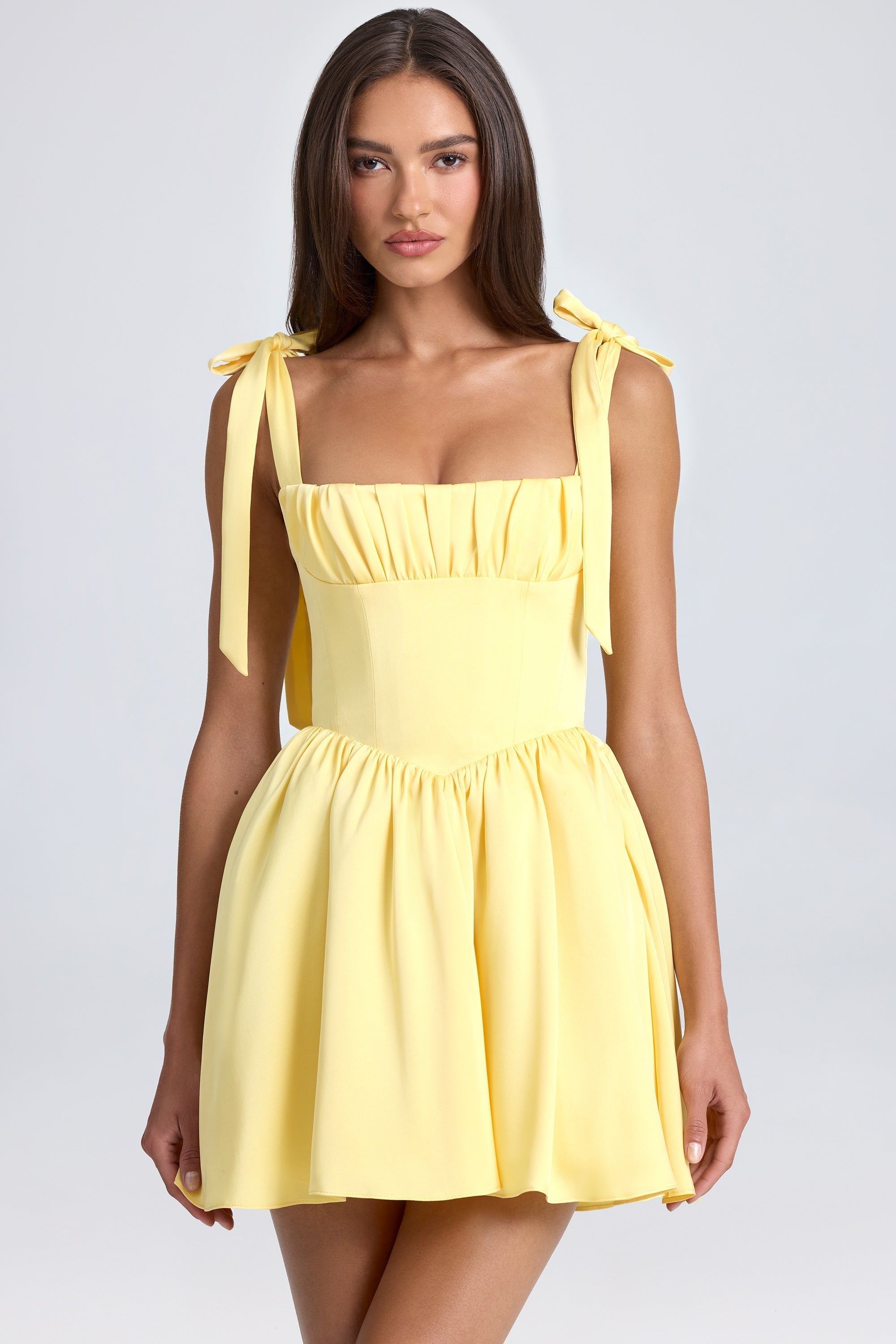 Elavita - Reza – Sleeveless Midi Dress with Tie Straps
