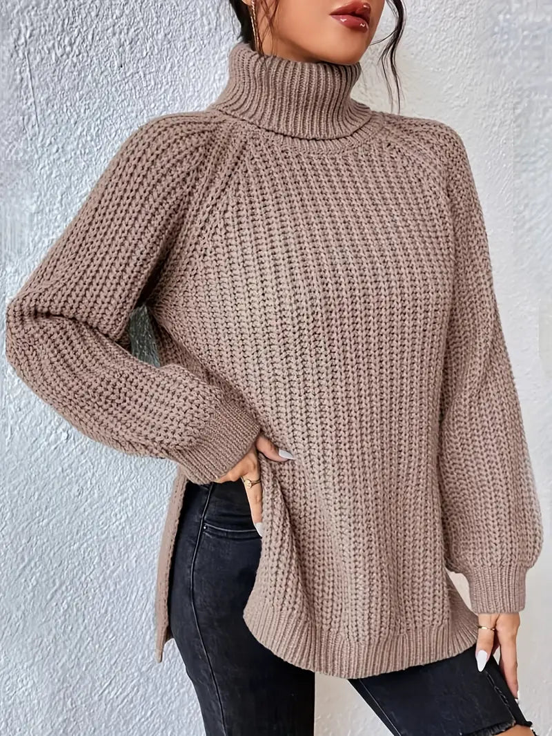 Elavita - Lavender - Couture turtleneck sweater