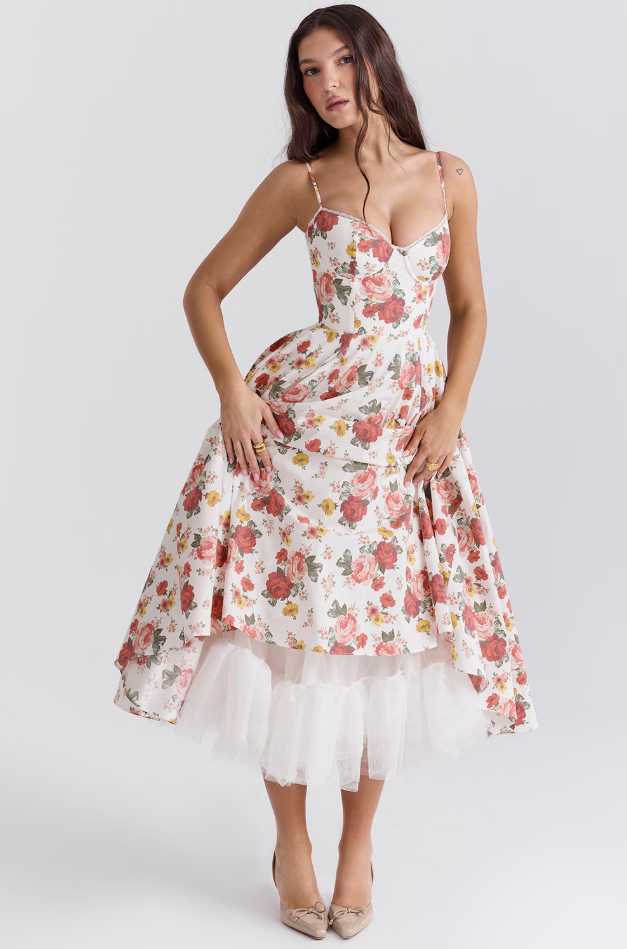Elavita - Luce - satin midi dress