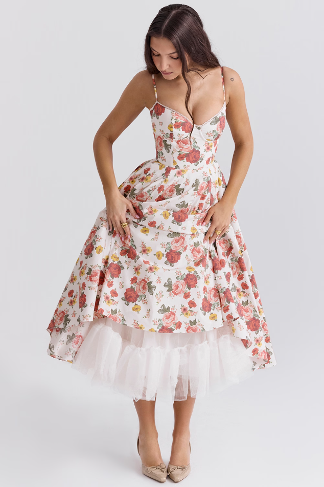 Elavita - Luce - satin midi dress