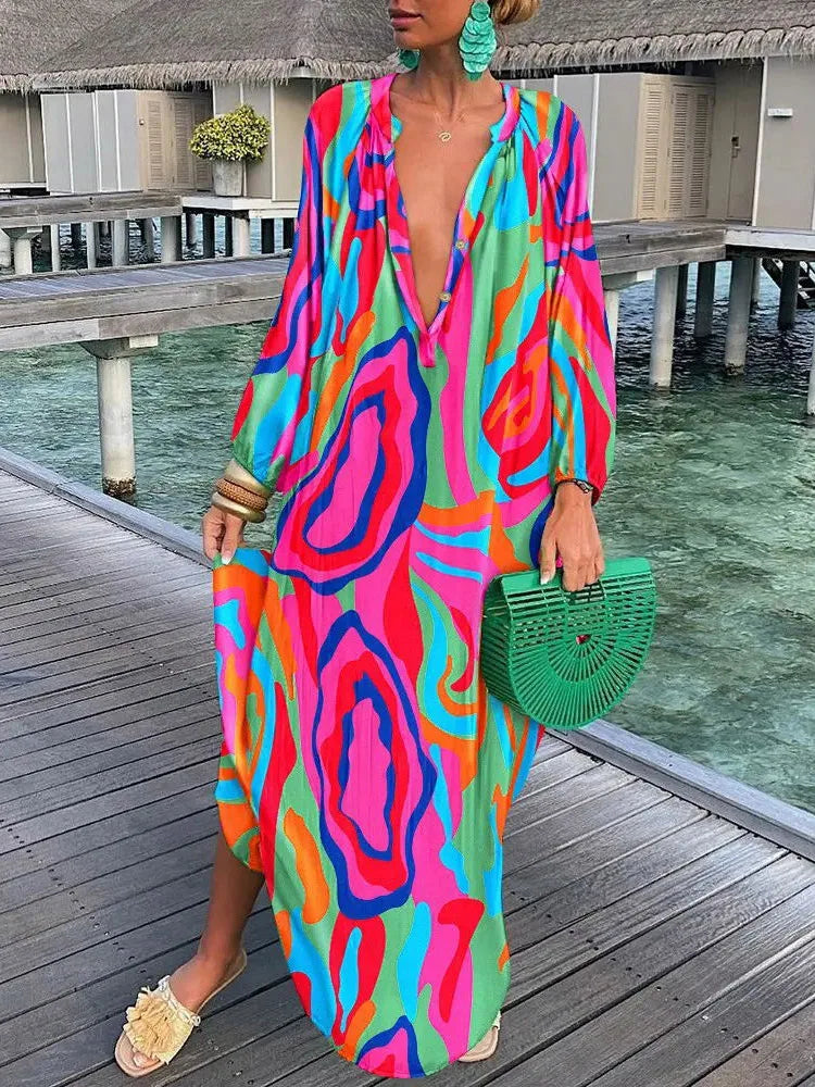 Elavita - Bea - Deep V-neck dress