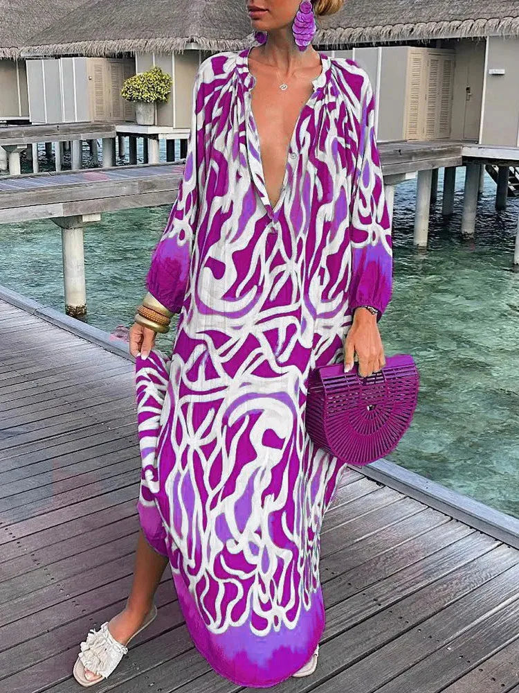 Elavita - Bea - Deep V-neck dress