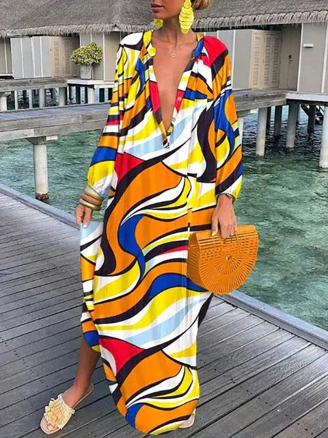 Elavita - Bea - Deep V-neck dress