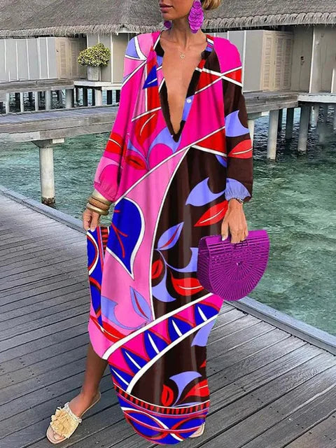 Elavita - Bea - Deep V-neck dress