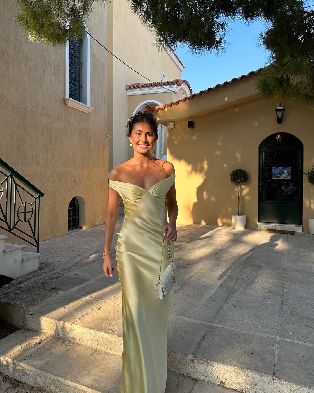 Elavita - Emory - Backless satin maxi dress