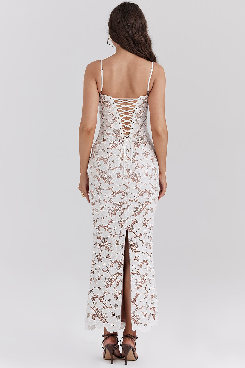 Elavita - EVANGELINE - Embroidered maxi dress