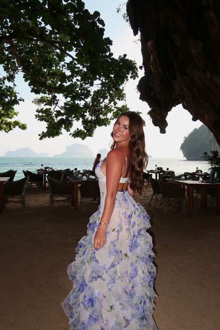Elavita - Maisie | Floral print maxi dress