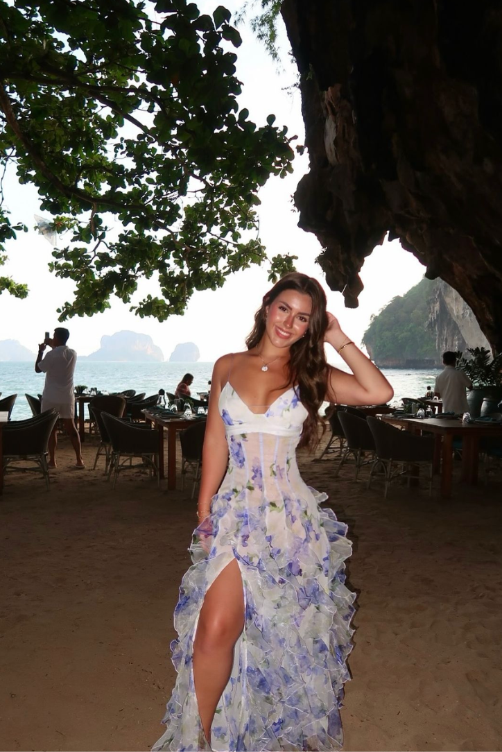 Elavita - Maisie | Floral print maxi dress
