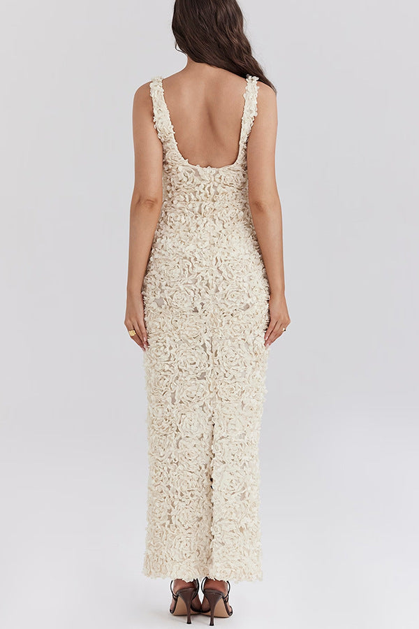 Elavita - Lyra - Backless maxi dress with floral print