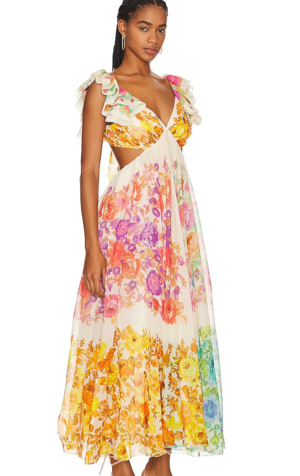 Elavita - Linne - Summer dress with floral pattern