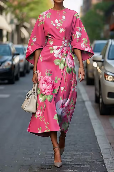 Elavita - Celeste - Elegant floral dress
