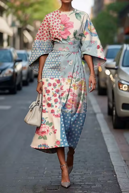 Elavita - Celeste - Elegant floral dress