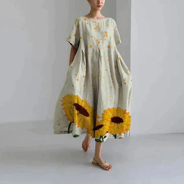 Elavita - Calliope - Elegant dress with floral pattern