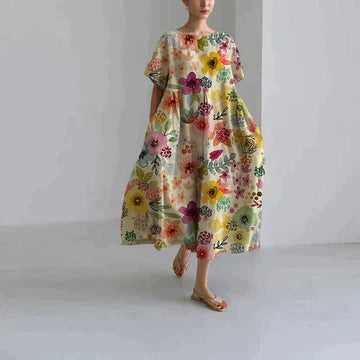 Elavita - Calliope - Elegant dress with floral pattern