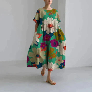 Elavita - Calliope - Elegant dress with floral pattern