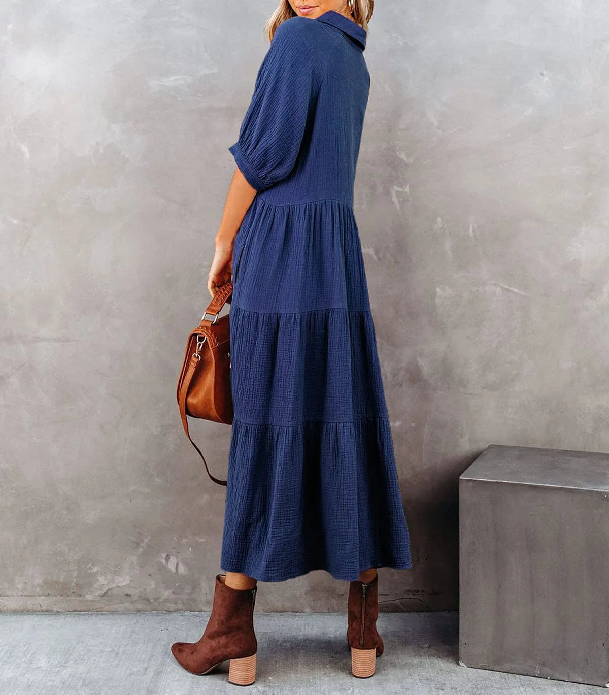 Elavita - Klara - Midi dress with pockets