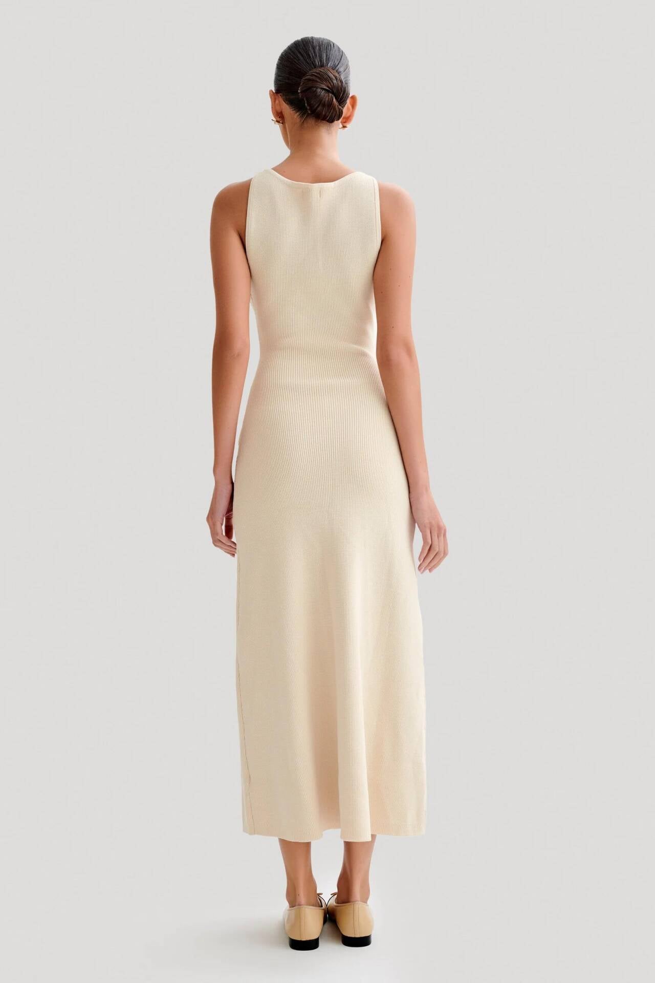 Elavita - Fiona | Sleeveless knitted maxi dress