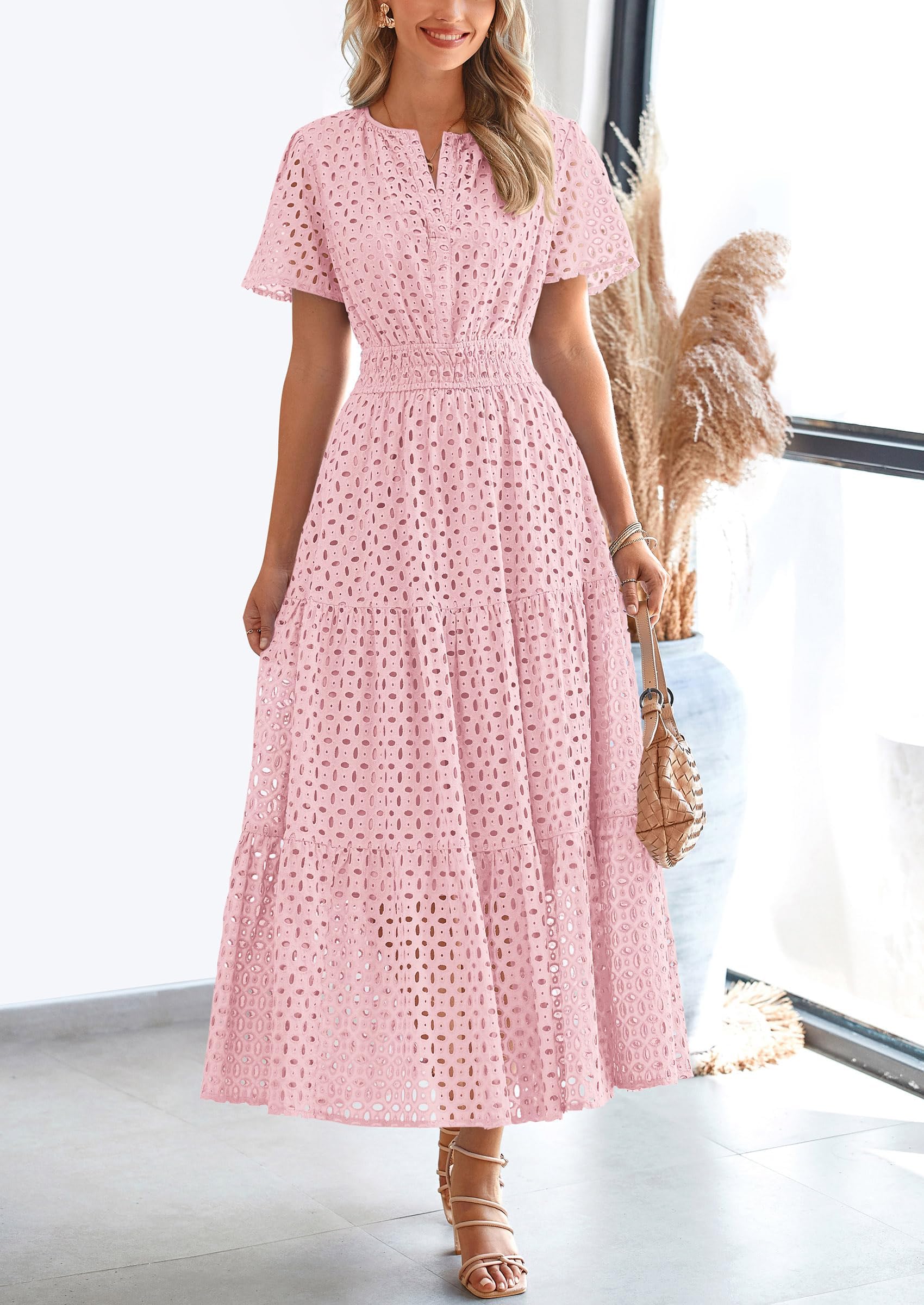 Elavita - Linette - Elegant summer dress with eyelets