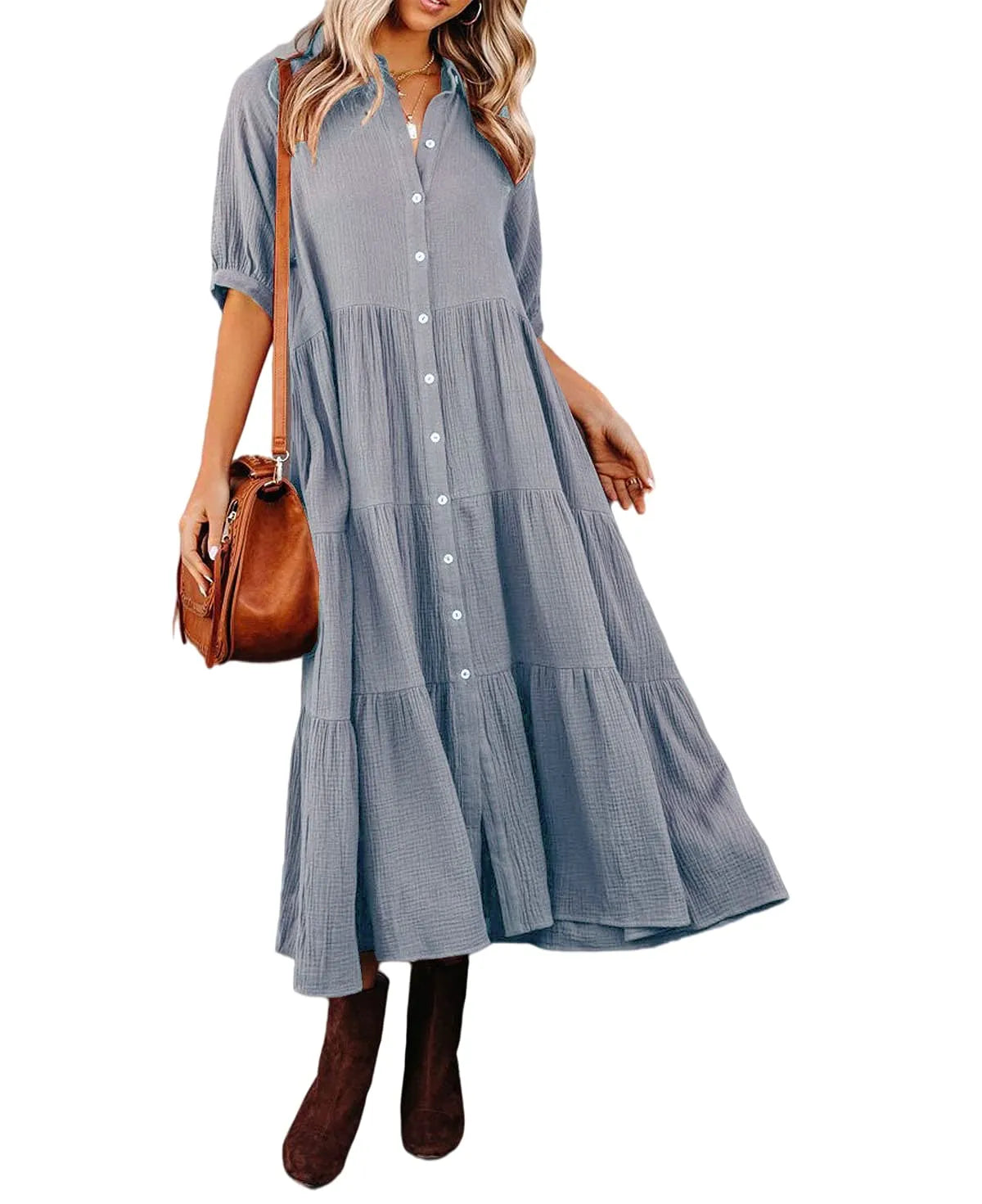 Elavita - Klara - Midi dress with pockets