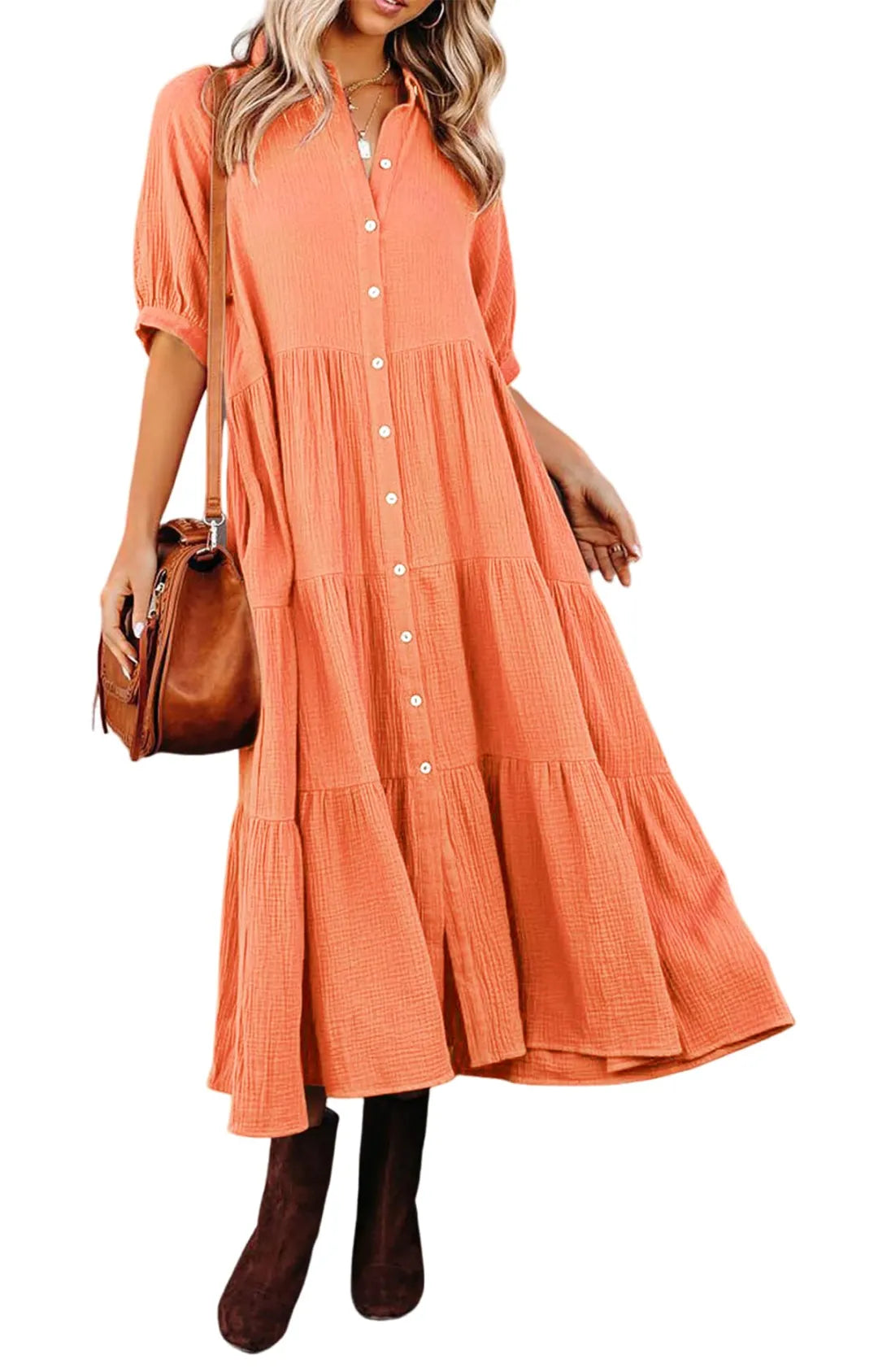Elavita - Klara - Midi dress with pockets